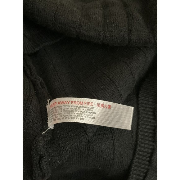 Free People Beach Womens Textured Mini Dress M Black Cover Up Minimalist Bodycon - Picture 5 of 6